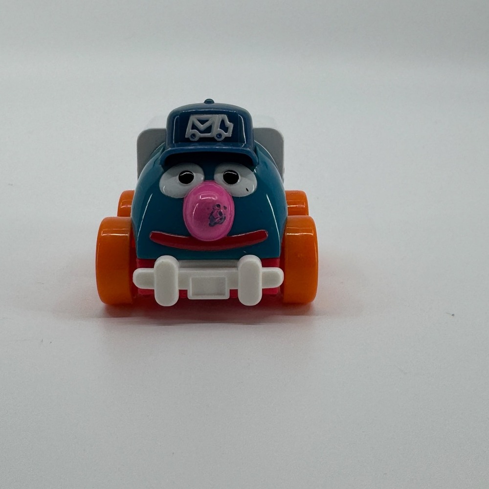 Sesame Street Mail Truck Toy Giggle & Go Mattel Rolling Vehicle USPS Style 2006
